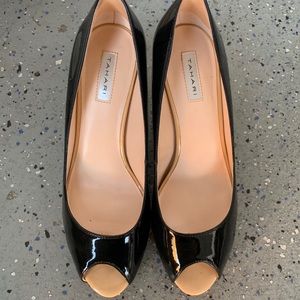 Tahari Regal Platform Peep Toe Pump